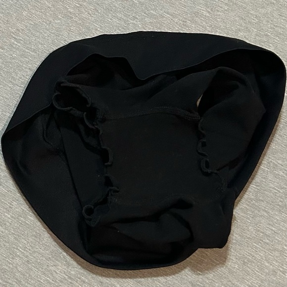 Juicy Couture Rhinestone Logo Bra & Boyshort Set Black Y2K 34C M - Picture 8 of 8